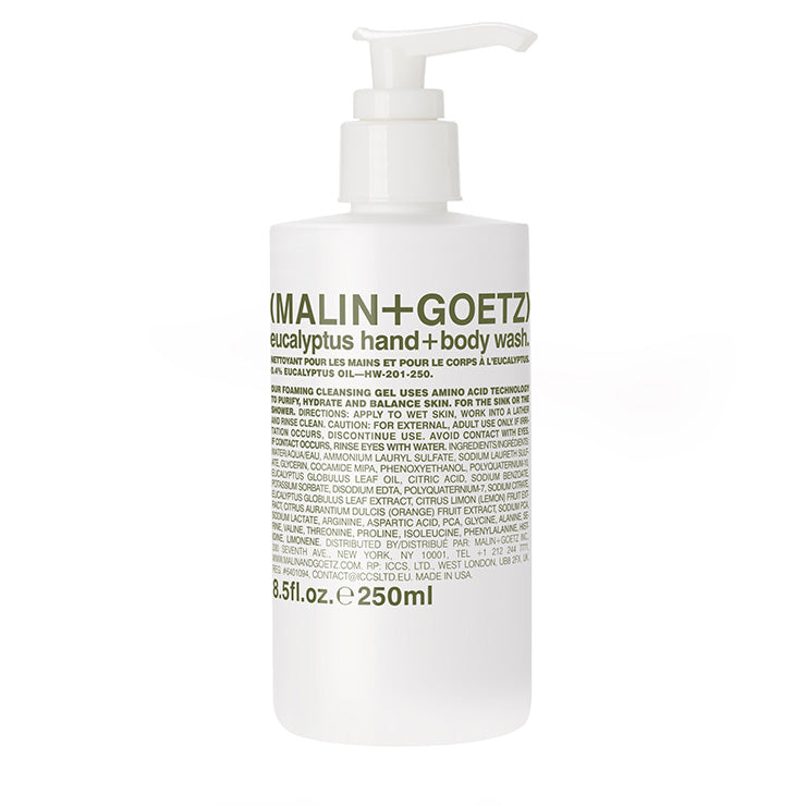 eucalyptus hand+body wash.
