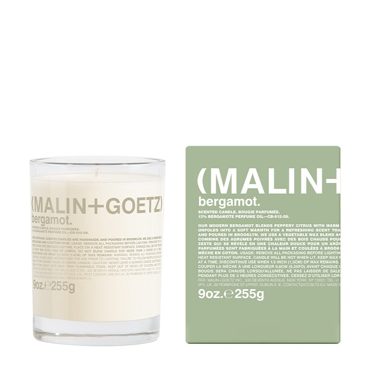 Bergamot candle.
