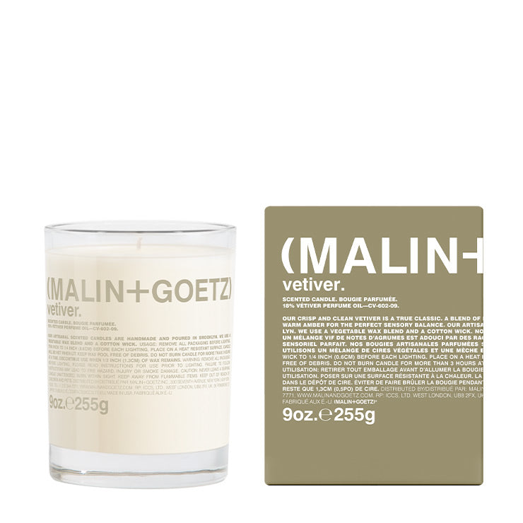 vetiver candle. - 9 oz.