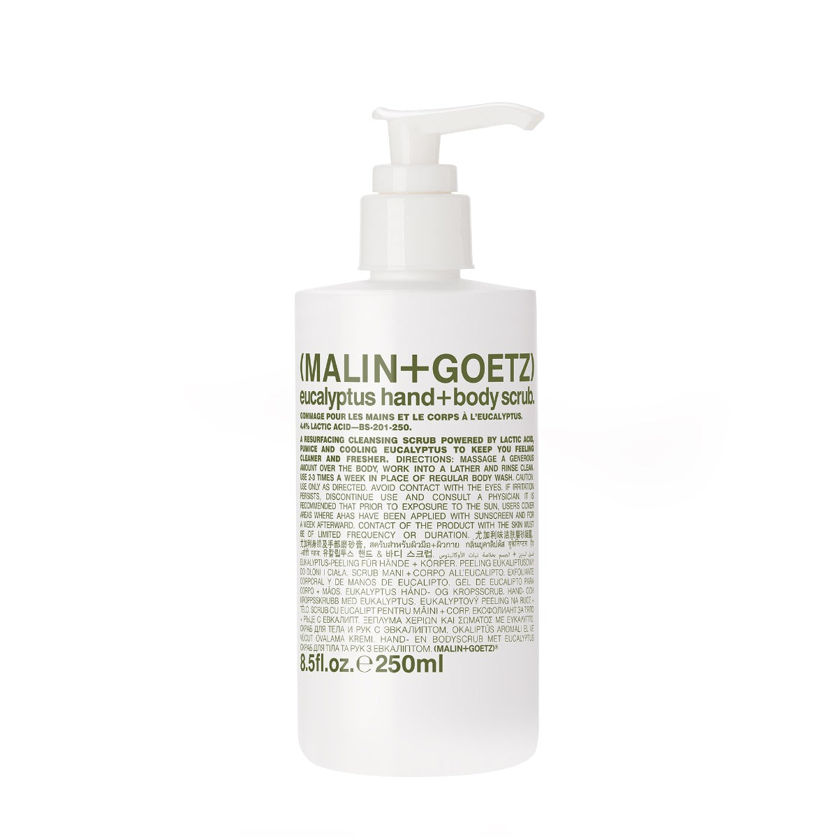eucalyptus hand+body scrub.