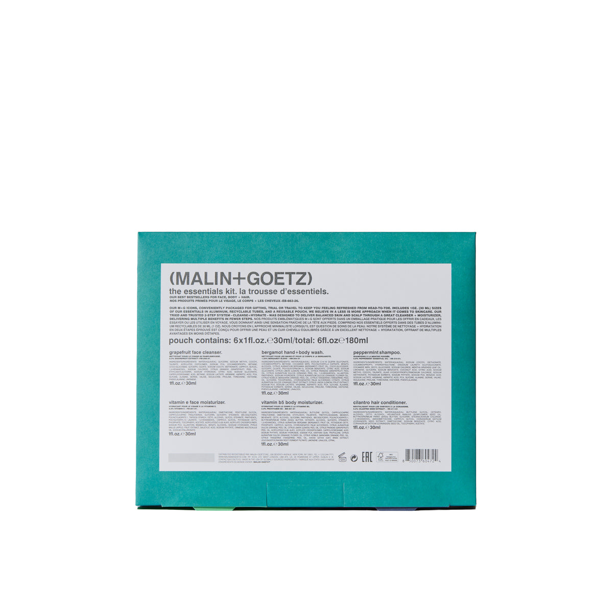 holiday edition best-sellers essentials kit featuring 1 oz face, body + hair care products