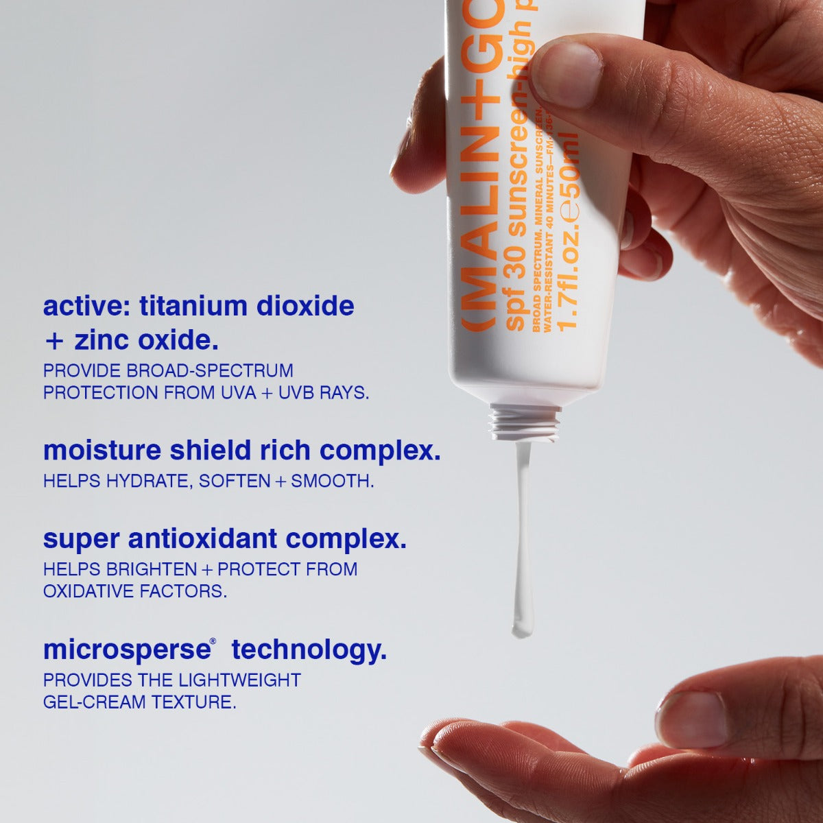 spf 30 sunscreen–high protection.
