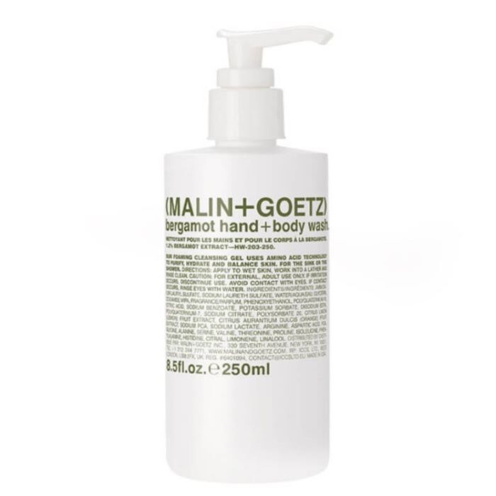 bergamot hand+body wash.